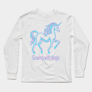 Neon Fantasy Unicorn: Unicorn Dreams Long Sleeve T-Shirt